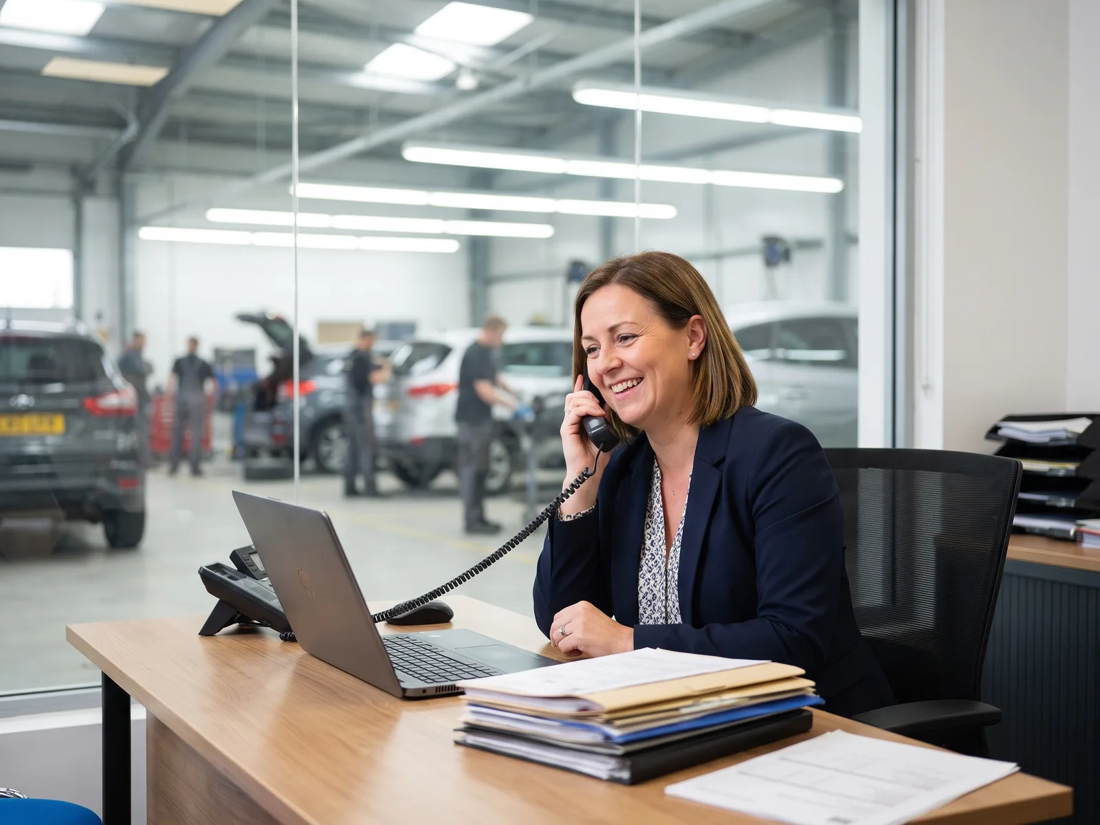 MSL Customs claims advisor handling an accident claim by phone