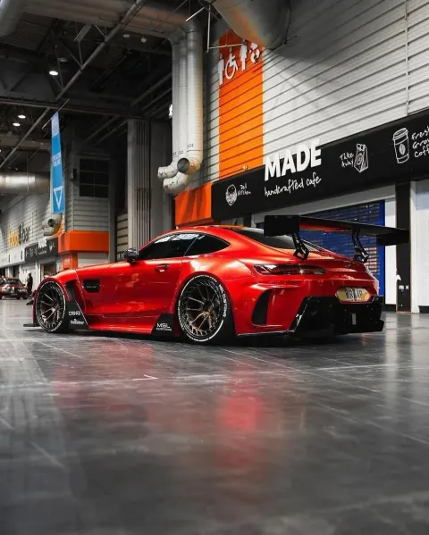 AMG GT, rear three-quarter