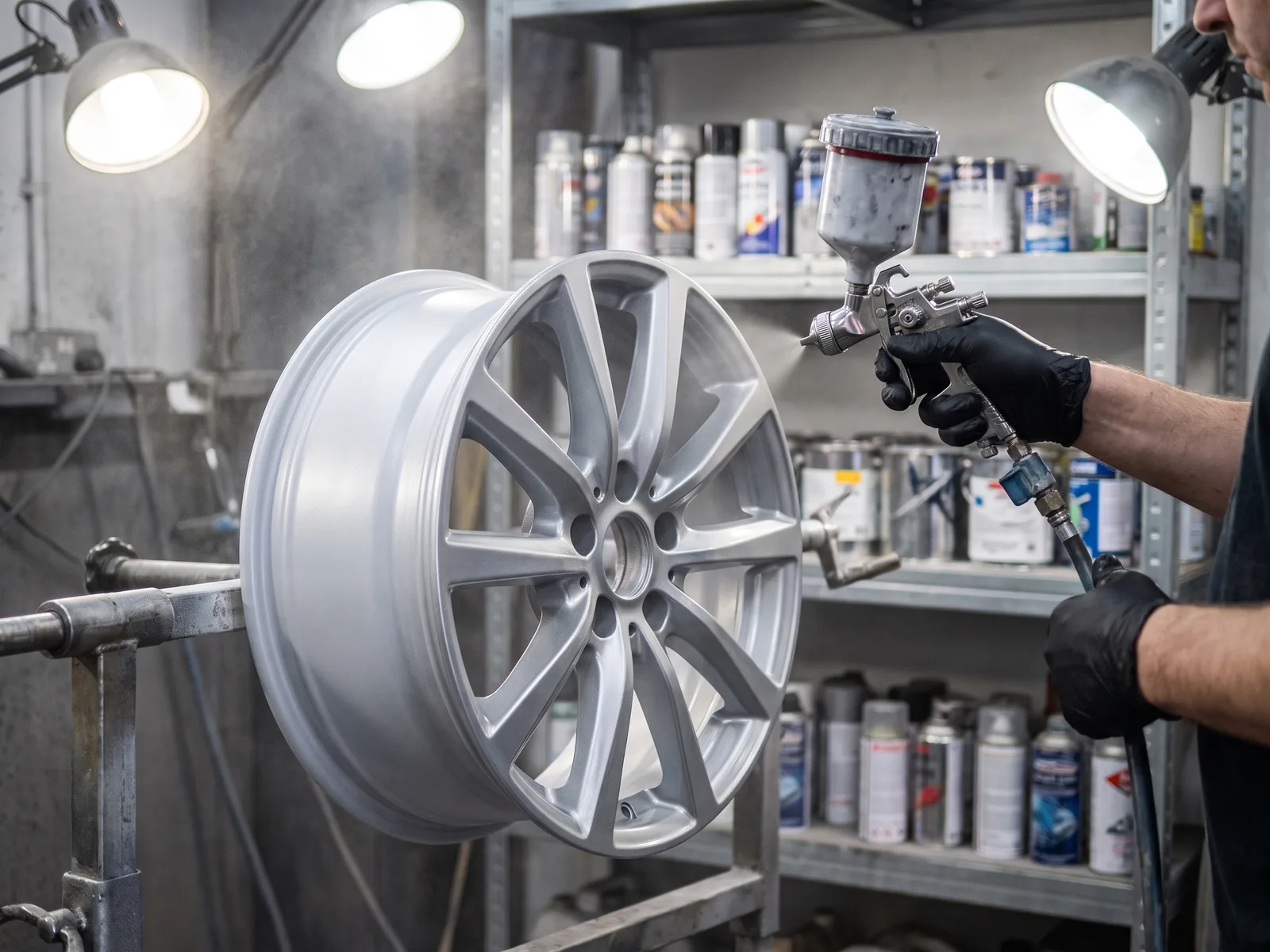 Alloy wheel repair
