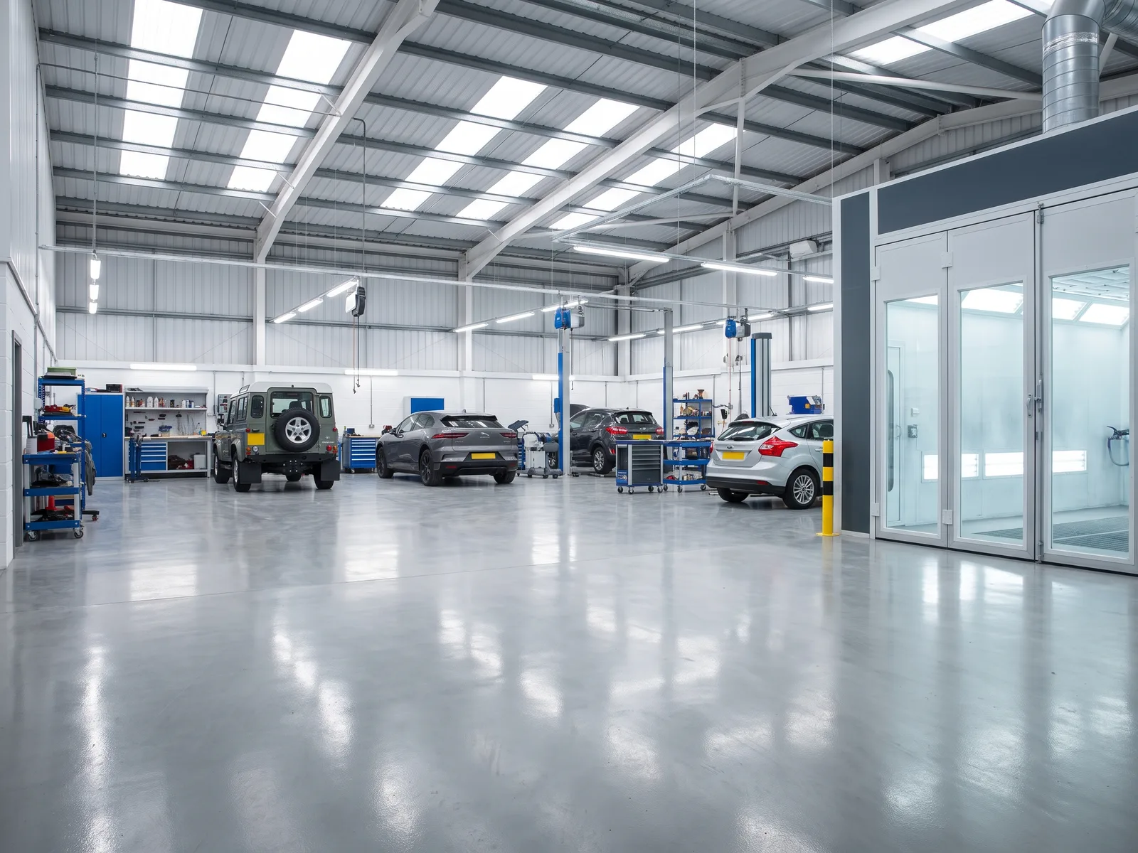 Inside the MSL Customs body repair workshop in Birmingham
